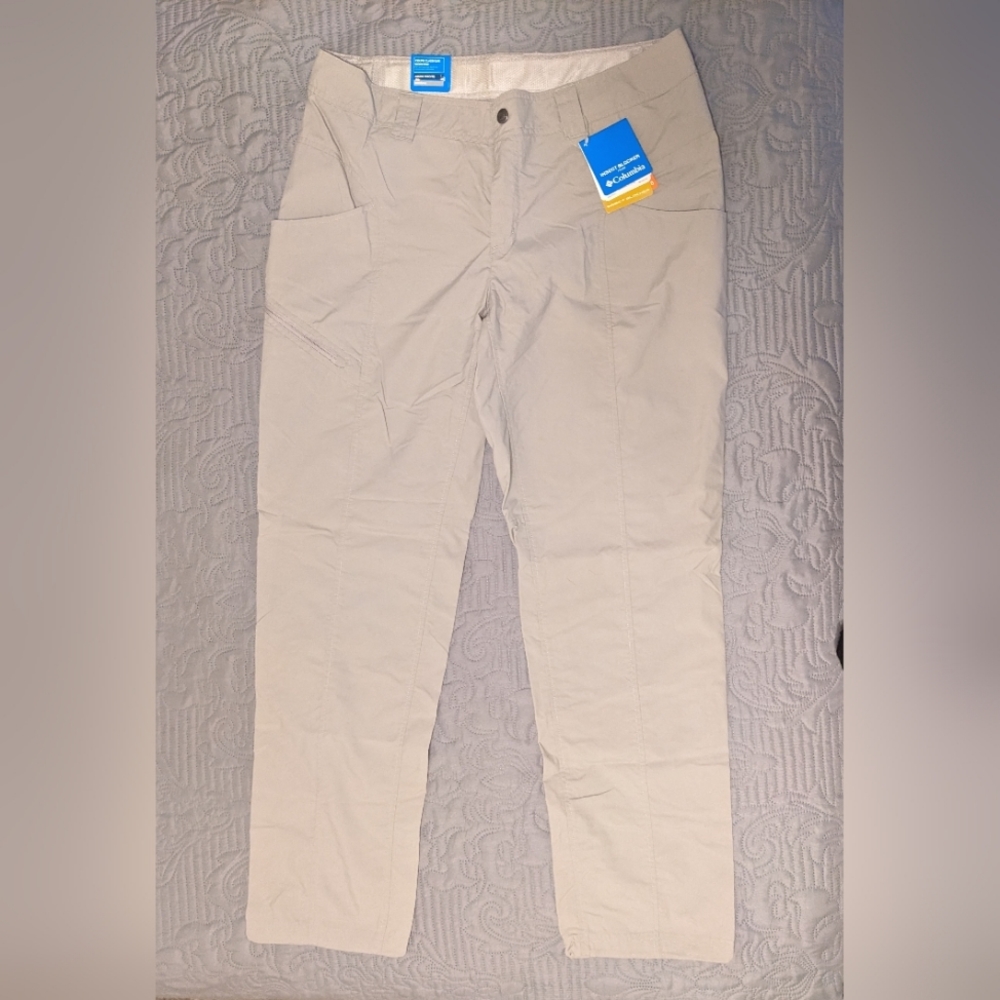 Columbia Insect Blocker Khaki Sz 14 pants NWT